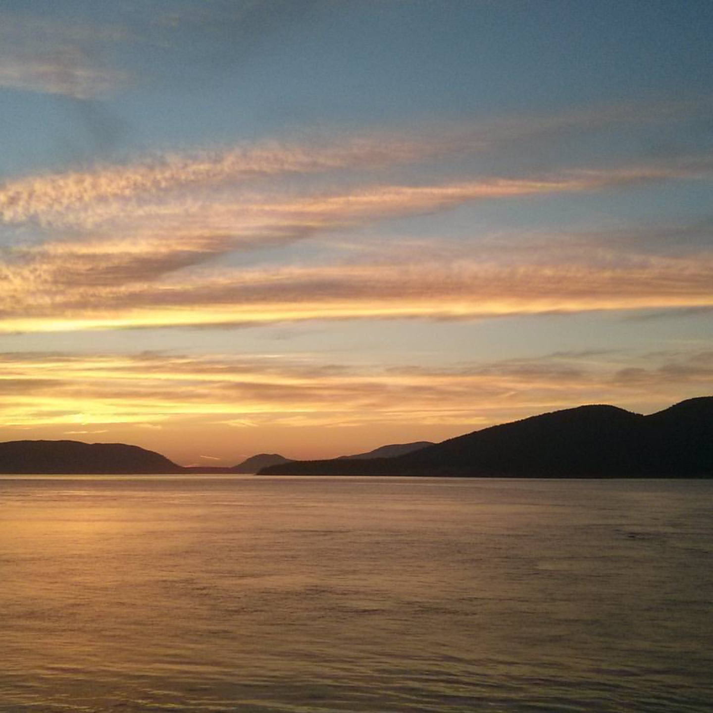 View from a Washington Ferry